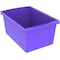 Storex Storage Bin, Plastic, Purple, 2 PK 61486U06C - alternate 4